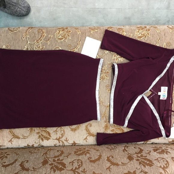 2-piece, Back Cut-out, Blingy Sexy Cruise Dress - Picture 6 of 16